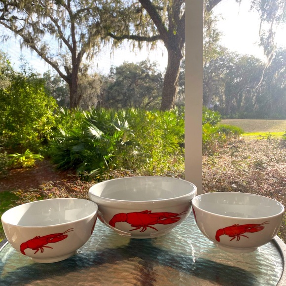 BIA Cordon Bleu Lobster El Mar Mussel Bowl Set Serving and Rice Soup Bowls - Picture 1 of 12